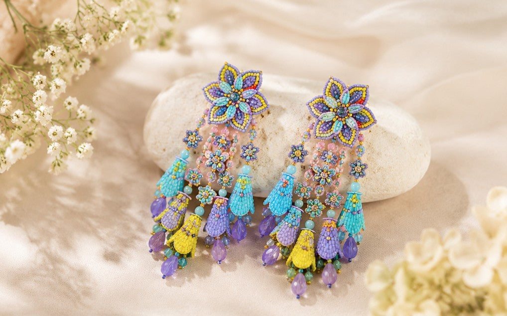 Garden Reverie Tassel Earrings