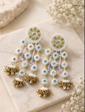 Ivory Bloom Chandelier Earrings